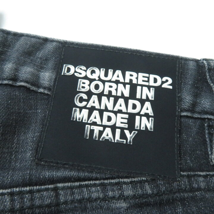 楽天市場】美品 DSQUARED2 ディースクエアード S75LB0264 裾ZIP ロゴ 