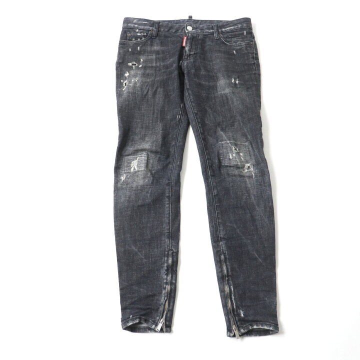 楽天市場】美品 DSQUARED2 ディースクエアード S75LB0264 裾ZIP ロゴ 