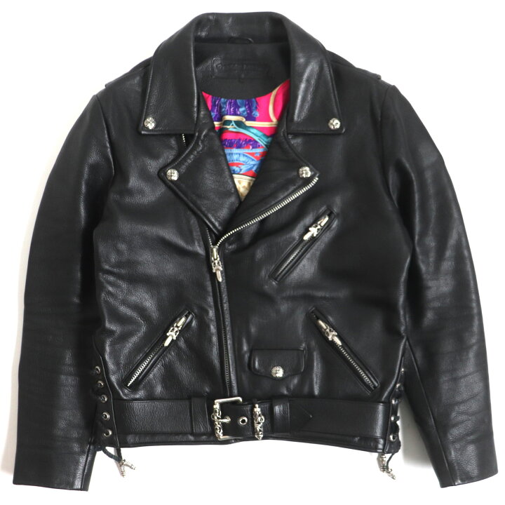 楽天市場】極美品 CHROME HEARTS クロムハーツ JJディーン レザー 