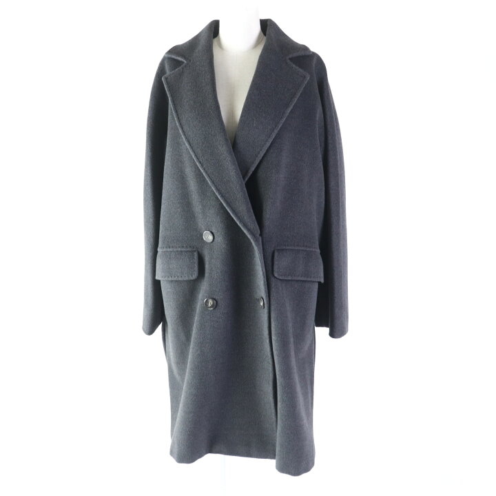 楽天市場】極美品 Max Mara マックスマーラ 白タグ カシミヤ混 ロング  