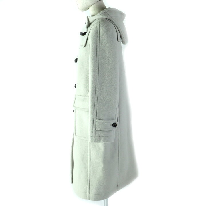 MACKINTOSH ライトグレー ダッフルコート フード付き
