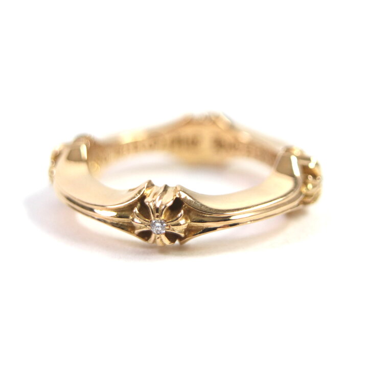 楽天市場】極美品 CHROME HEARTS クロムハーツ プラス＆ボーン 22K 4P 
