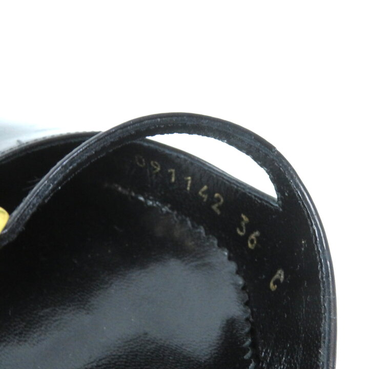 楽天市場】極美品 GUCCI グッチ 091142 レザー ロゴ金具付 スクエア 