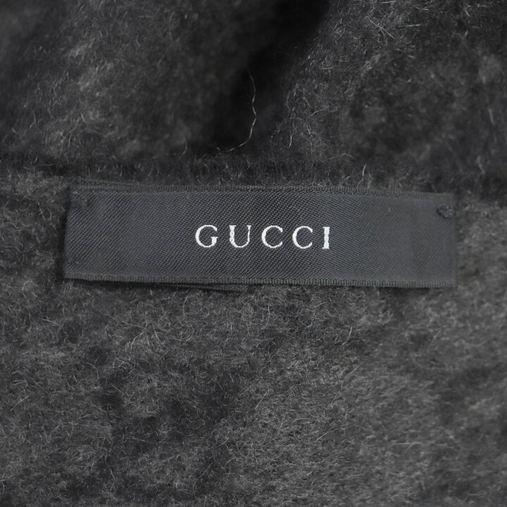楽天市場】美品▽GUCCI グッチ カシミヤ100% ラビットファー GG柄  