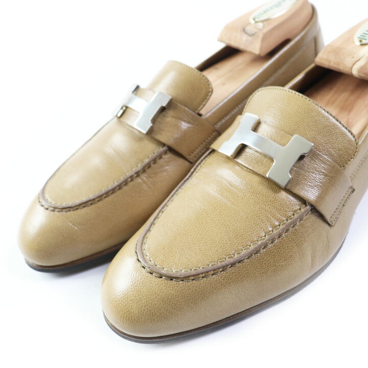 楽天市場】極美品◎HERMES エルメス 172108ZF6355 モカシン パリ コン 