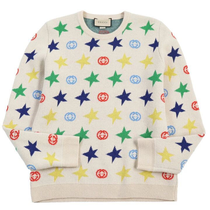 楽天市場】極美品○GUCCI グッチ 21AW 661835 スタープリント インター 