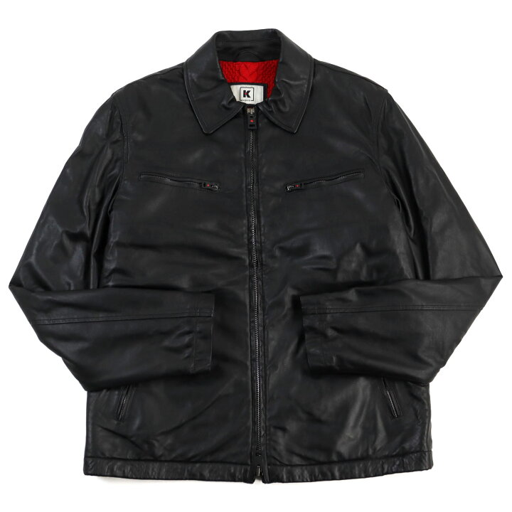 楽天市場】美品○KIRED キーレッド JEFF/66500 ラムレザー 裏地ニット  