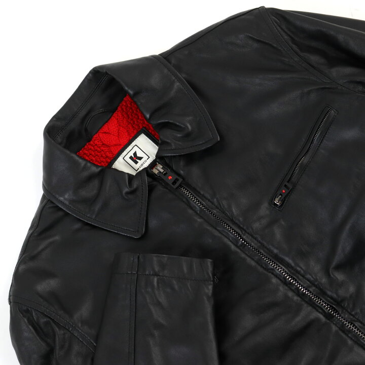 楽天市場】美品○KIRED キーレッド JEFF/66500 ラムレザー 裏地ニット 