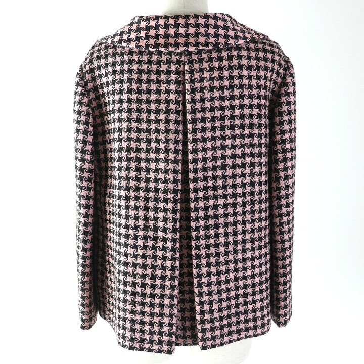 楽天市場】極美品△GUCCI グッチ 674323 ウール GGボタン 千鳥格子柄 