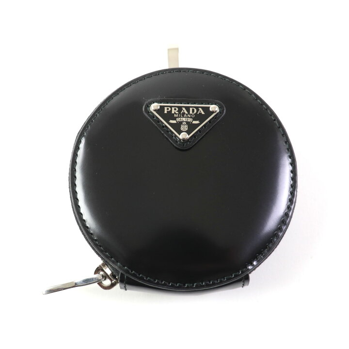 楽天市場】未使用品☆PRADA プラダ 1TL431 三角プレート付 ラウンド 
