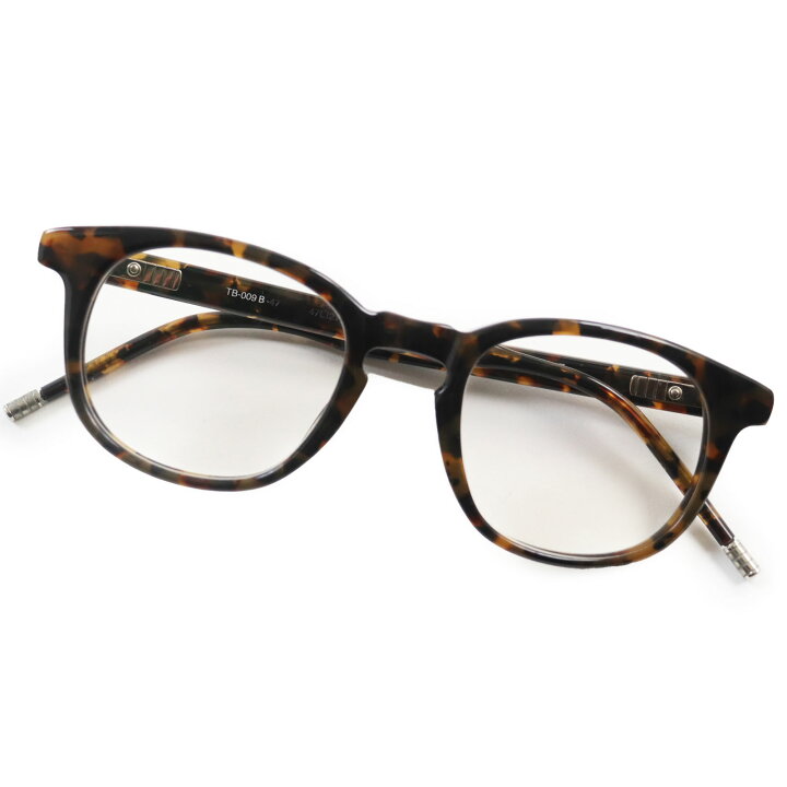 楽天市場】良品○THOM BROWNE トムブラウン TB-009 B-47 メガネ 眼鏡  