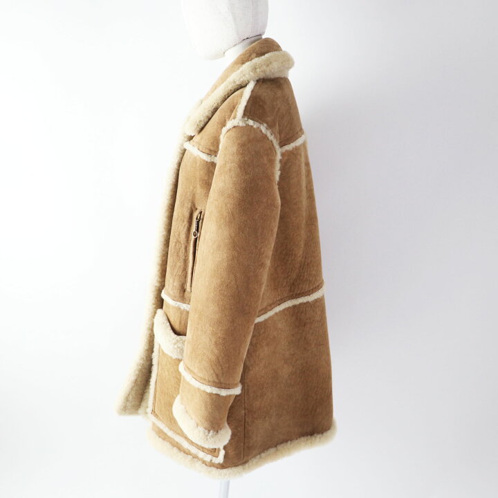 楽天市場】極美品◎COACH コーチ CF029 シアリング パネルコート 