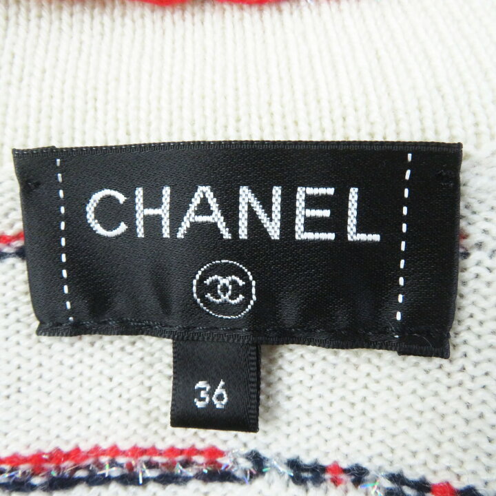 楽天市場】極美品◎CHANEL シャネル P64296 カシミヤ ココマークボタン  