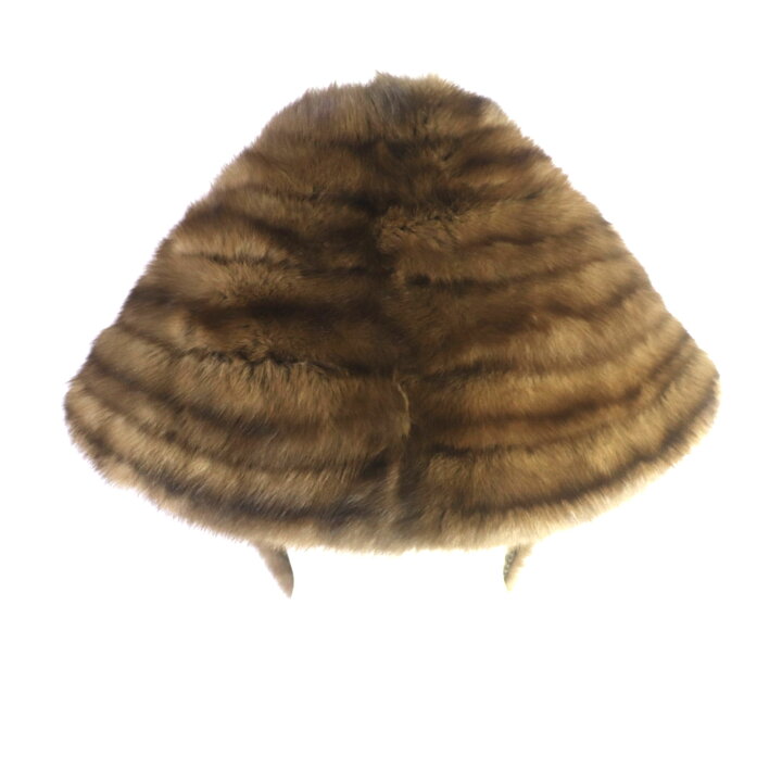極美品】Guy Laroche ロシアンセーブル 透 房付き 本毛皮ショール