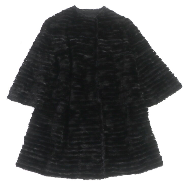 楽天市場】極美品▽KB FUR ミンク MINK ノーカラー 裏地シルク100% 本  