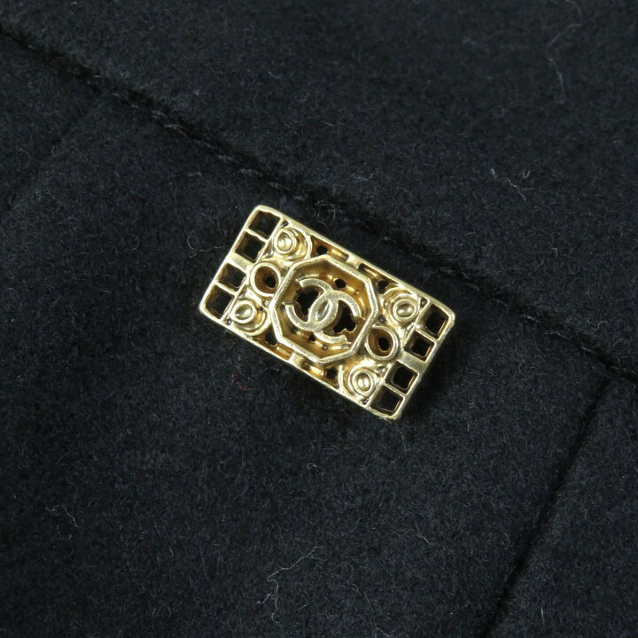 楽天市場】極美品△CHANEL シャネル P41438 カシミヤ25％ 裏地シルク  