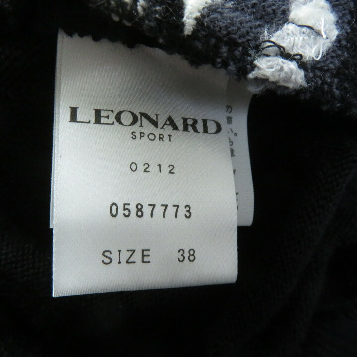 楽天市場】極美品☆LEONARD SPORT レオナールスポーツ バックロゴ  