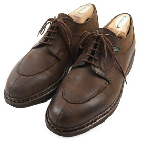 良品●Paraboot パラブーツ Avignon アヴィニョン スプリットトゥ レザーシューズ ダークブラウン 5 フランス製【中古】