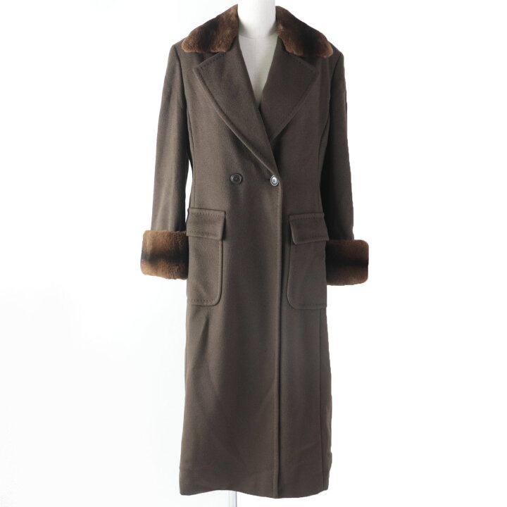 楽天市場】極美品☆Max Mara マックスマーラ カシミヤ100％ 襟・袖  