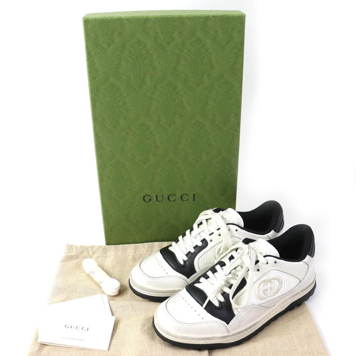 楽天市場】未使用品△GUCCI グッチ 747914 MAC80 レザー インター 