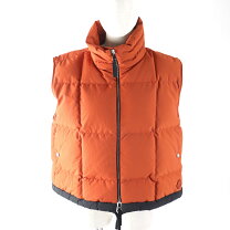 楽天市場】MONCLER ダウンベスト オレンジの通販