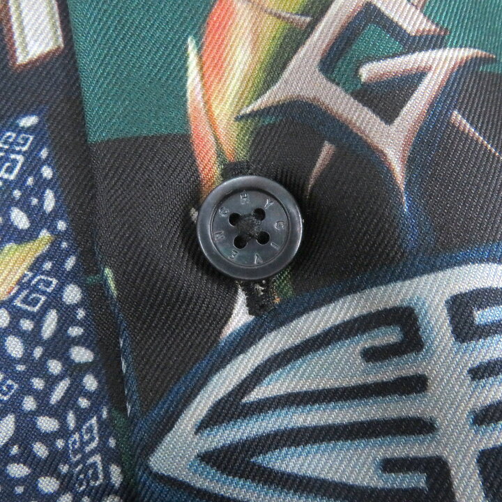 楽天市場】極美品□GIVENCHY ジバンシィ 21SS BM60NT13K4 シルク100 