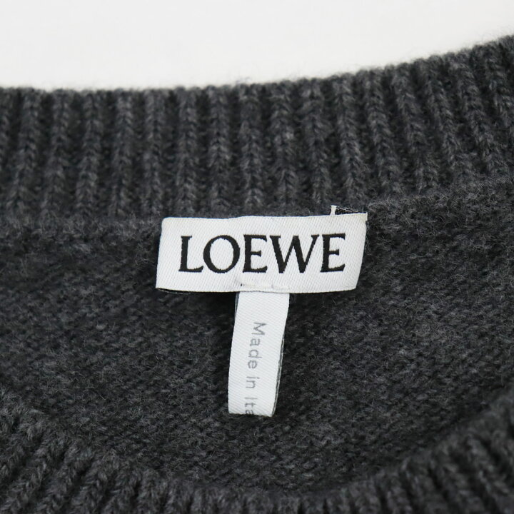 楽天市場】極美品○LOEWE ロエベ H526Y14KB5 アナグラム刺繍 クルー  