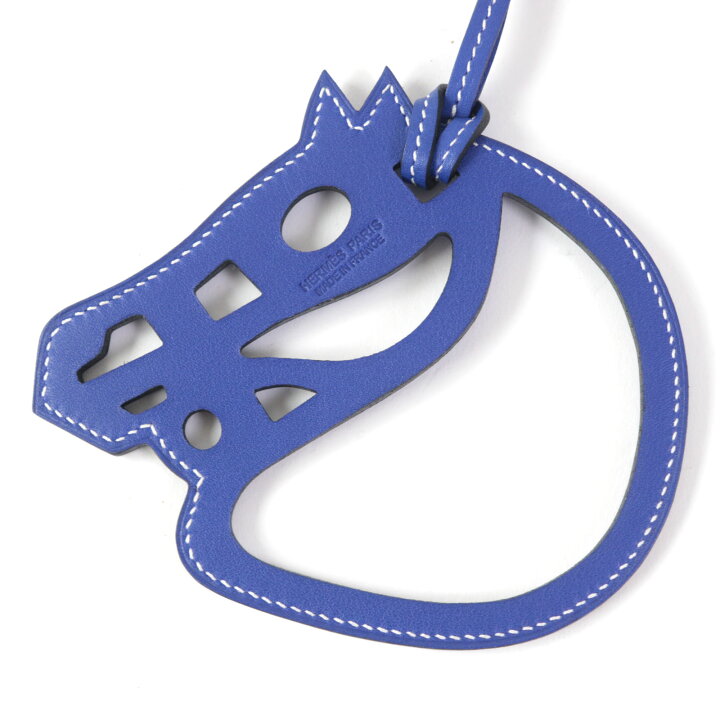 楽天市場】極美品☆HERMES エルメス パドックシュバル ホース ブルー 