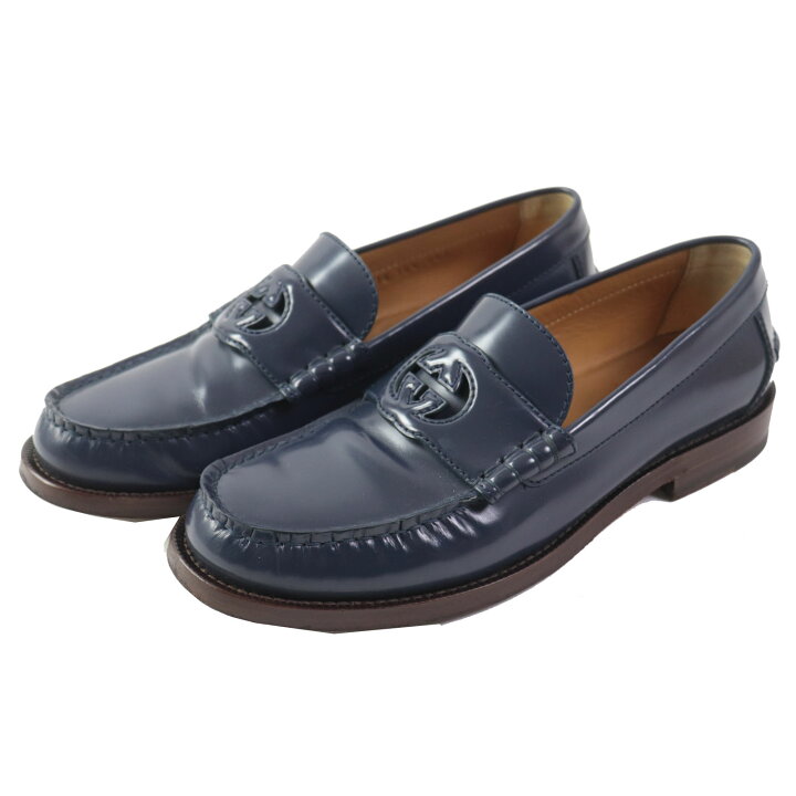 楽天市場】美品◎GUCCI グッチ 738676 レザー インターロッキングG 