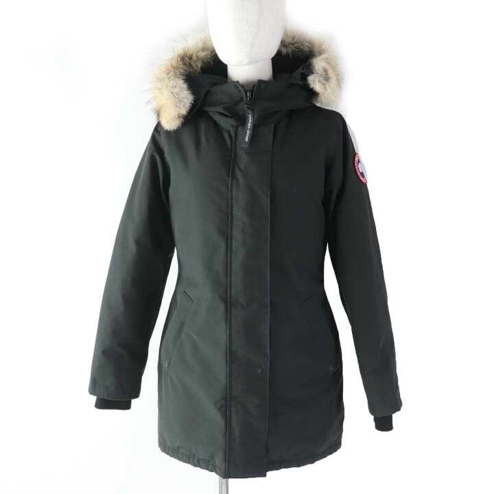 CANADA GOOSE カナダグース 3037LA ブラック ヴィクトリアパーカ  