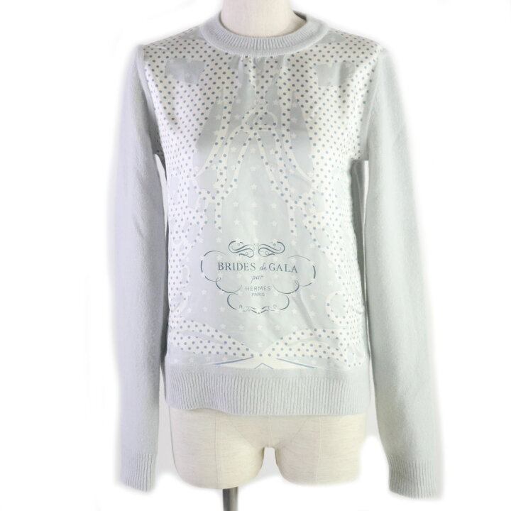 楽天市場】美品▽HERMES エルメス 21AW Brides de Gala クルーネック  