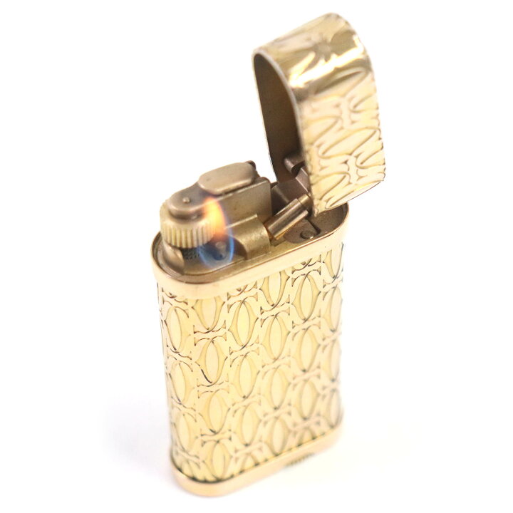 Cartierカルティエ2Cデコール／ハッピーバースデーガスライター （楽天 