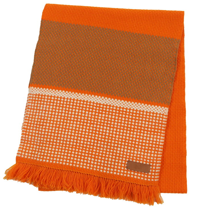 楽天市場】極美品○HERMES エルメス カシミヤ100％ ラムレザーロゴタグ 