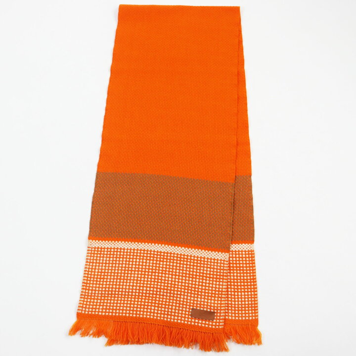 楽天市場】極美品○HERMES エルメス カシミヤ100％ ラムレザーロゴタグ 