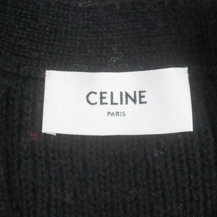楽天市場】極美品▽CELINE セリーヌ 23AW 2AC22579S ウール100% ロゴ 