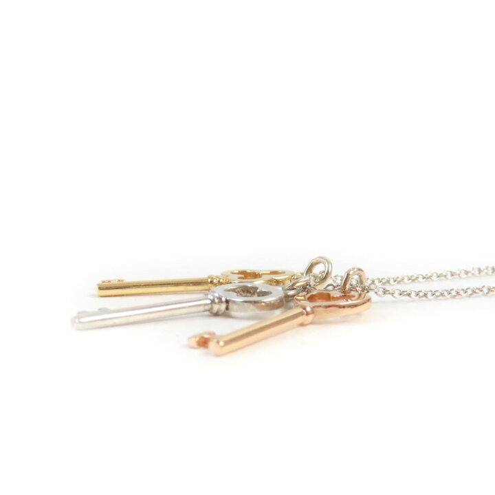 楽天市場】良品☆TIFFANY&Co. ティファニー AG925 AU750 トリプルキー 