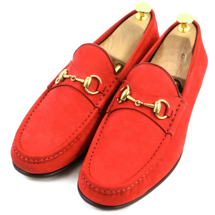 楽天市場】美品○GUCCI グッチ ヌバックレザー ゴールド金具 マッケイ  