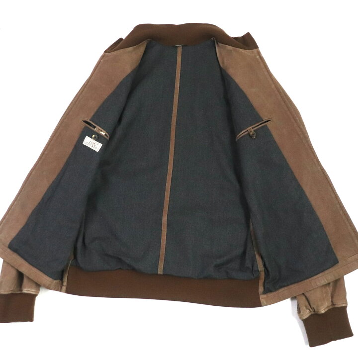 楽天市場】美品▽HERMES エルメス ゴートレザー ジップアップ  