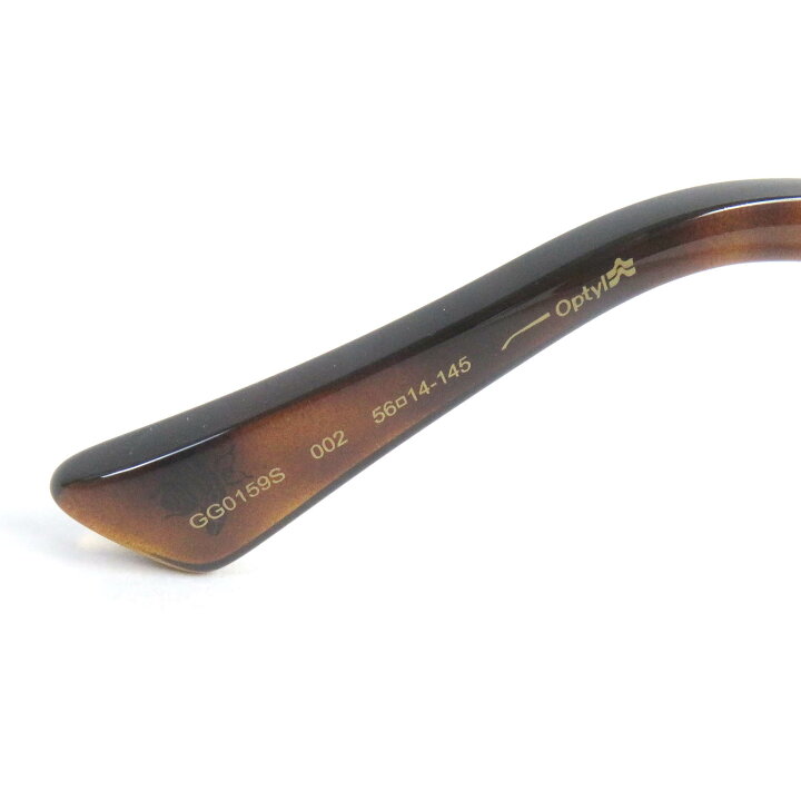 楽天市場】未使用品□GUCCI グッチ GG0159S べっ甲柄 アビエーター  