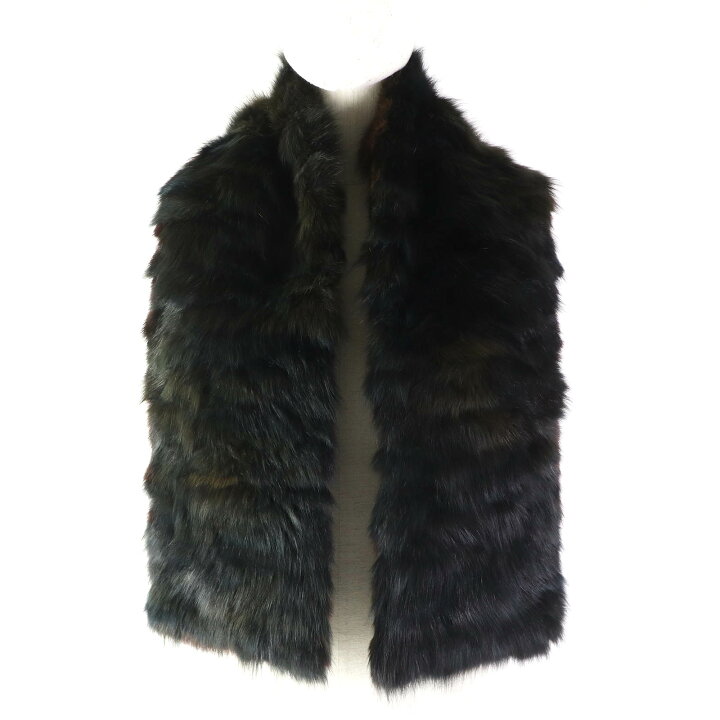 楽天市場】極美品△FENDI フェンディ FOX フォックスファー マフラー  