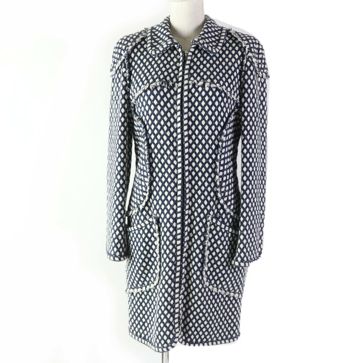 楽天市場】美品☆CHANEL シャネル 08P P33187 ココマーク付 ZIP UP  