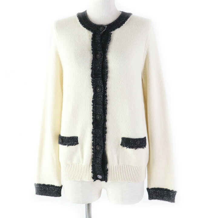 楽天市場】美品◎CHANEL シャネル P60086 カシミヤ シルク混 ココ 