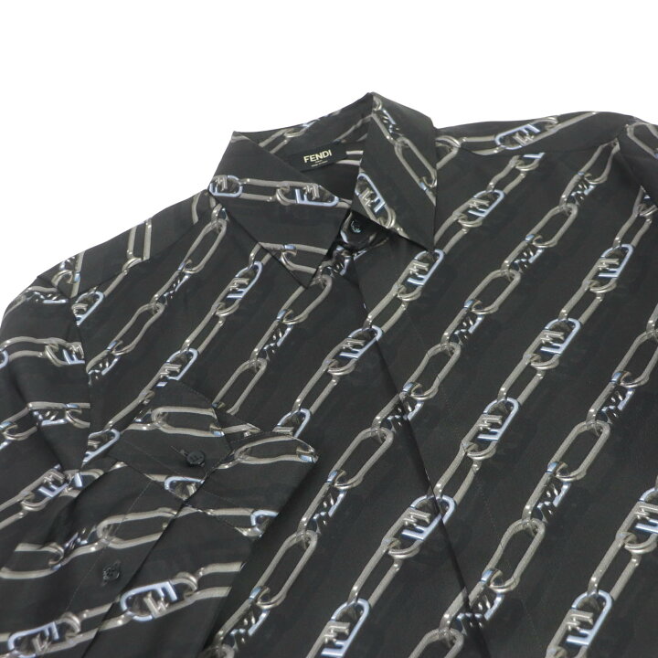 楽天市場】極美品□FENDI フェンディ 2022年製 FS0585 シルク100 