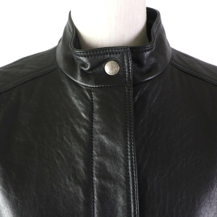 楽天市場】美品☆GUCCI グッチ 290487 ラムレザー ロゴボタン付 