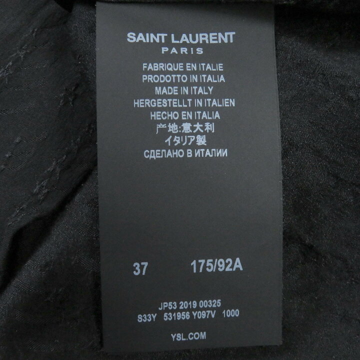 楽天市場】美品□SAINT LAURENT PARIS サンローランパリ 20SS 531956 