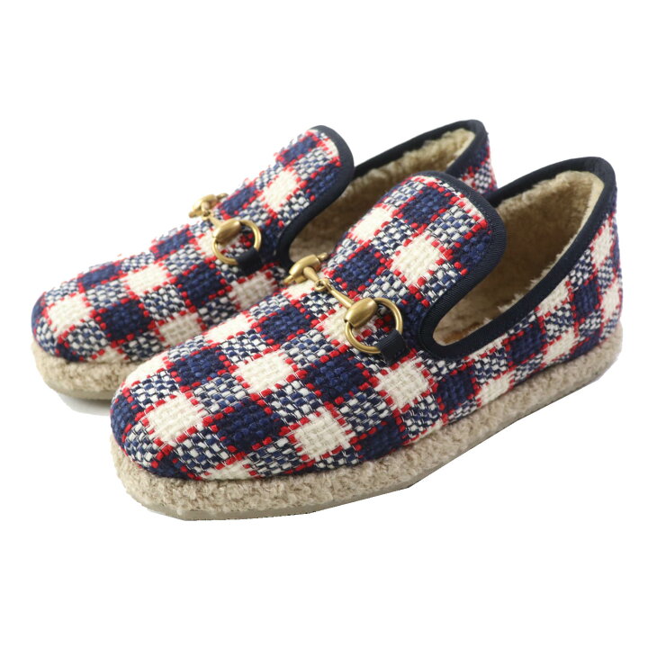 楽天市場】未使用品◎GUCCI グッチ ホースビット 中ボア チェック柄 