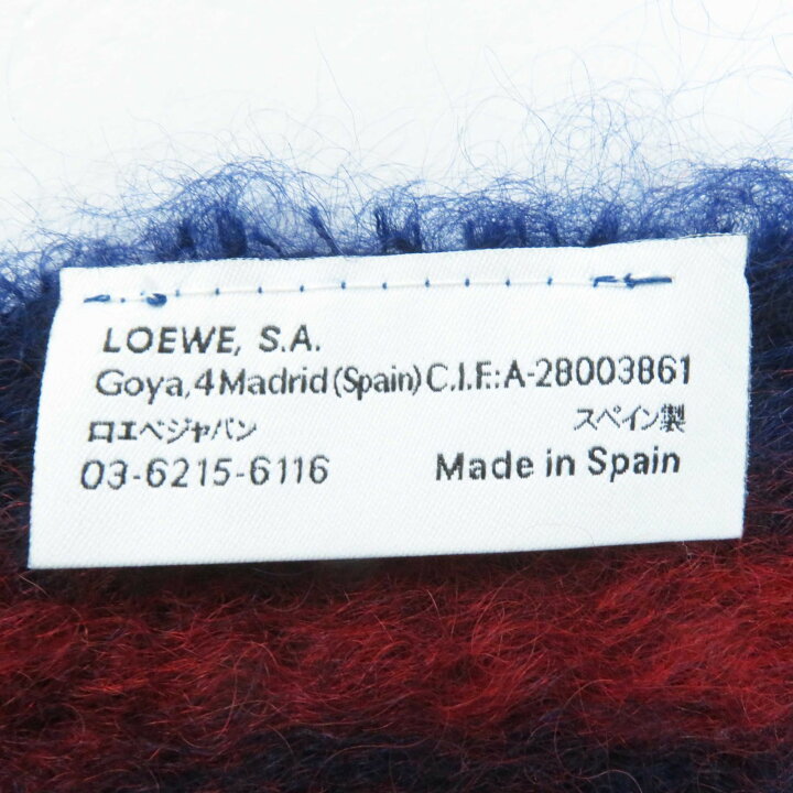 楽天市場】極美品◎LOEWE ロエベ モヘア ウール レザーパッチ 