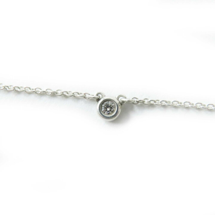 楽天市場】極美品◎TIFFANY&Co. ティファニー バイザヤード 1Pダイヤ 