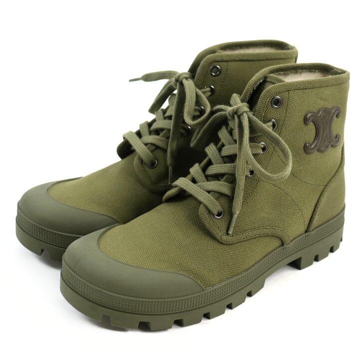楽天市場】極美品○CELINE セリーヌ 344292198C.31GR LACE-UP BOOT 20 