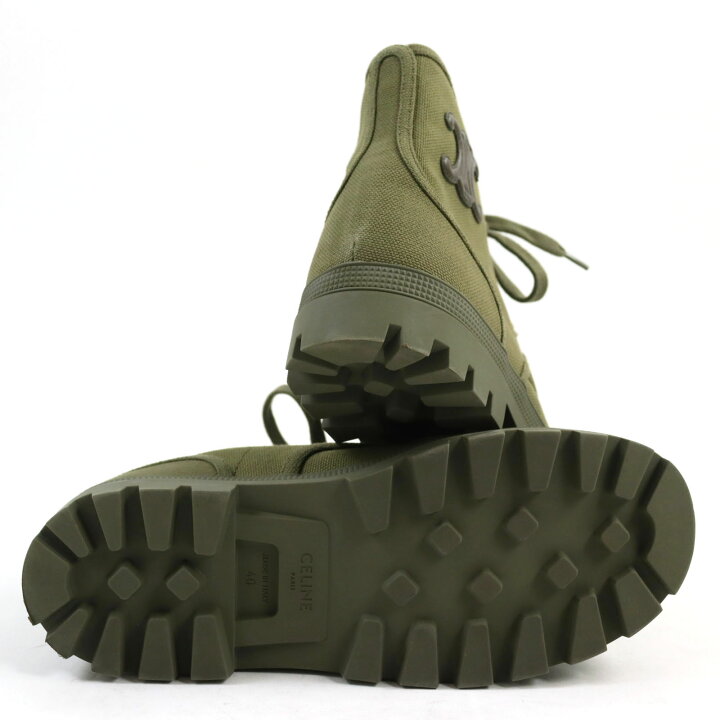 楽天市場】極美品○CELINE セリーヌ 344292198C.31GR LACE-UP BOOT 20 